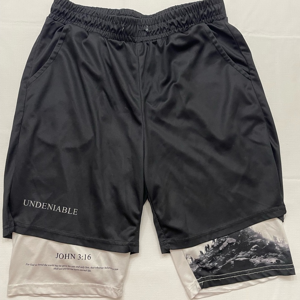 UNDENIABLE Men's Athletic Shorts - John 3:16